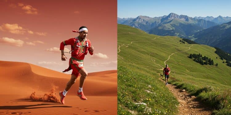 Elhousine Elazzaoui : Du Désert À Zegama-Aizkorri - Viral Mag Elhousine Elazzaoui traileur marocain vise la victoire à Zegama Aizkorri 2025 Découvrez son parcours de nomade à star du trail suspense garanti Viral Mag