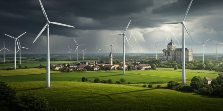 Un village de 200 habitants confronté à une entreprise allemande réclamant 44 millions deuros Découvrez ce conflit autour des éoliennes à Puyrolland   Viral Mag