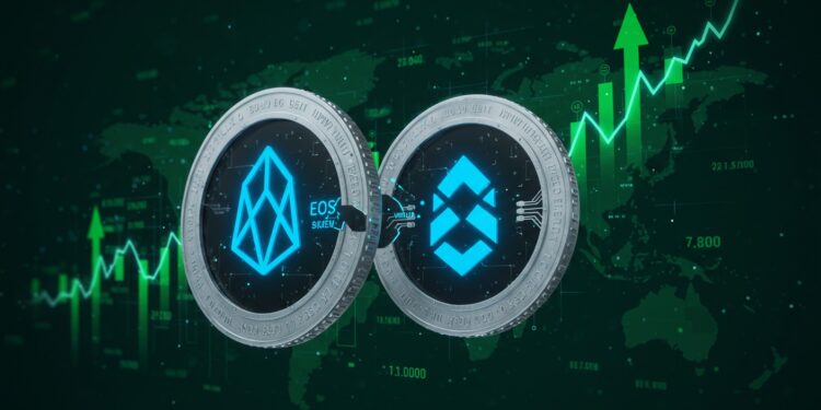 EOS grimpe de 8  et vise 1 $ Découvrez les raisons de cette hausse limpact du rebranding Vaulta et les perspectives du marché crypto   Viral Mag