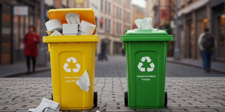 Jetez vous vos mouchoirs dans la poubelle jaune  Découvrez pourquoi cette erreur courante compromet le recyclage et comment trier correctement vos déchets   Viral Mag