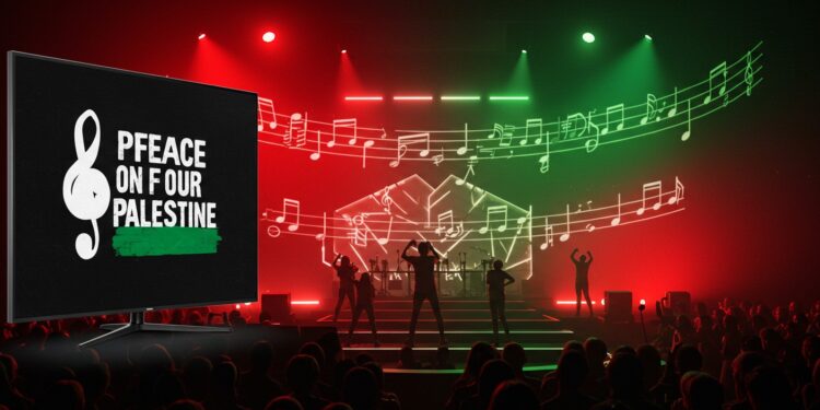 Espagne Défie Eurovision avec Soutien à Gaza - Viral Mag La télévision espagnole brave lEurovision avec un message pour Gaza défiant les règles de neutralité Découvrez ce geste audacieux et ses implications Viral Mag