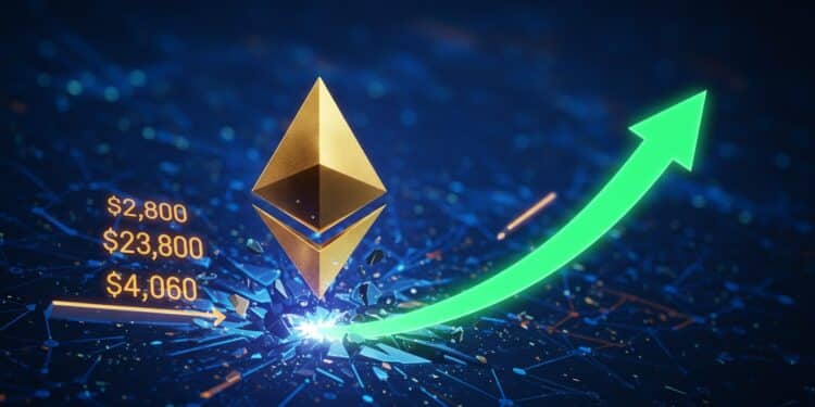Ethereum montre un élan haussier vers 2 800 $ Un breakout pourrait propulser le prix à 4 060 $ Analyse technique et perspectives pour 2025   Viral Mag