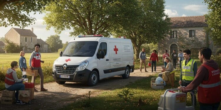 Étudiants en Mission : La Croix-Rouge Mobile en Seine-et-Marne - Viral Mag Des étudiants transforment un fourgon en Croix Rouge mobile pour aider 39 communes rurales en Seine et Marne Découvrez cette initiative solidaire unique Viral Mag