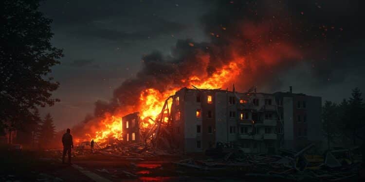 Explosion à Puilboreau : Un Drame Évité de Justesse - Viral Mag Un immeuble soufflé par une explosion au gaz près de La Rochelle en 2024 Miracle aucun mort Retour sur un procès poignant et ses enjeux Viral Mag