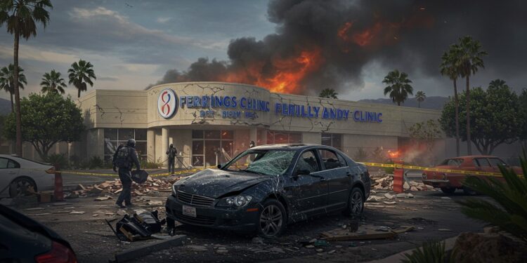 Explosion en Californie : Un Acte de Terrorisme - Viral Mag Une explosion mortelle devant une clinique en Californie révèle un acte terroriste Découvrez les détails troublants de cette affaire Viral Mag