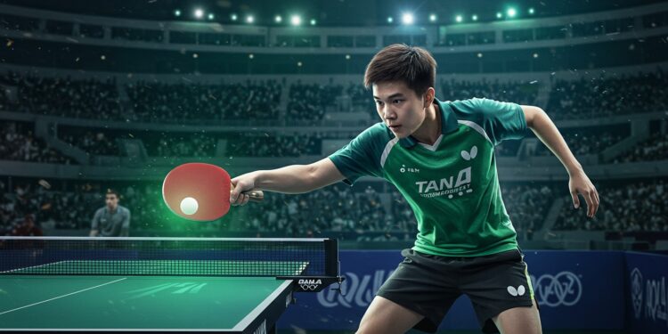 Félix Lebrun Brille aux Mondiaux de Ping 2025 - Viral Mag Félix Lebrun simpose avec brio au 1er tour des Mondiaux de tennis de table 2025 à Doha Découvrez son parcours et ses ambitions pour une médaille Viral Mag