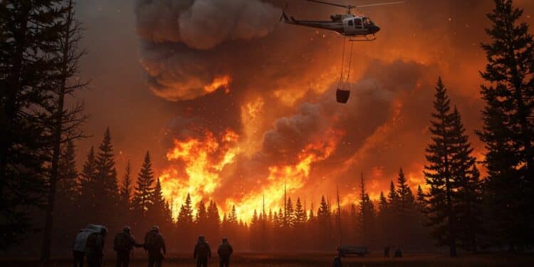 Feux de Forêt au Canada : Urgence et Évacuations Massives - Viral Mag Feux de forêt dévastateurs au Canada Manitoba et Saskatchewan en état durgence des milliers évacués Découvrez lampleur de la crise et ses enjeux Viral Mag