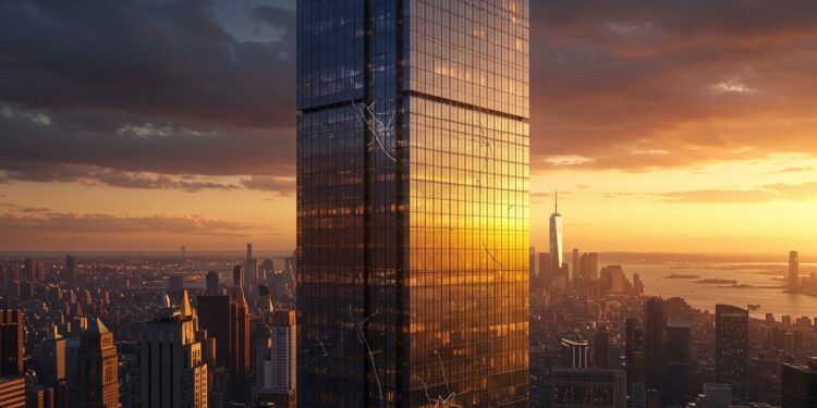 Fissures à New York : Un Gratte-Ciel de Luxe en Péril - Viral Mag Un gratte ciel de luxe à New York miné par des milliers de fissures au cœur dune plainte explosive Découvrez les dessous de ce scandale architectural Viral Mag