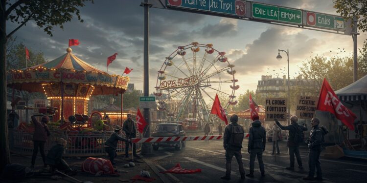 Foire du Trône : La Colère des Forains Éclate - Viral Mag Les forains de la Foire du Trône protestent contre les restrictions de circulation Découvrez pourquoi ils menacent de bloquer Paris Viral Mag
