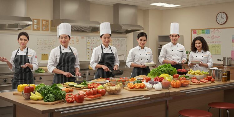 Formation de Chefs : Une Révolution dans les Cantines - Viral Mag En Seine et Marne des agents de cantine se forment pour devenir chefs répondant à la pénurie et valorisant leurs talents Découvrez cette initiative unique Viral Mag
