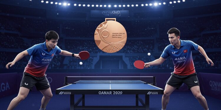 Frères Lebrun : Bronze aux Mondiaux de Tennis de Table - Viral Mag Les frères Lebrun décrochent le bronze aux Mondiaux de tennis de table 2025 à Doha mais échouent en demi finale Découvrez leur parcours et les enjeux Viral Mag