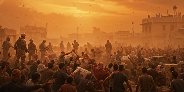 Une distribution daide à Gaza tourne au drame  47 blessés tirs signalés Découvrez les causes et implications de cette crise humanitaire   Viral Mag