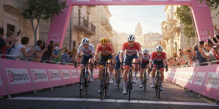 Giro 2025 : Étape 4, Duel de Sprinters à Lecce - Viral Mag Suivez la 4e étape du Giro 2025 Alberobello Lecce 189 km Une course explosive pour sprinters sous le soleil italien Qui triomphera Viral Mag