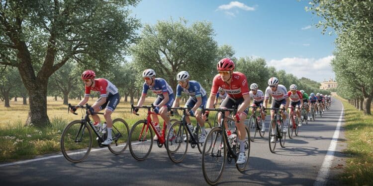 Giro 2025 : Étape 4, Horaires Et Chaîne TV - Viral Mag Giro 2025 Suivez la 4e étape Alberobello Lecce le 13 mai Horaires chaîne TV et favoris pour une course palpitante dans les Pouilles Viral Mag