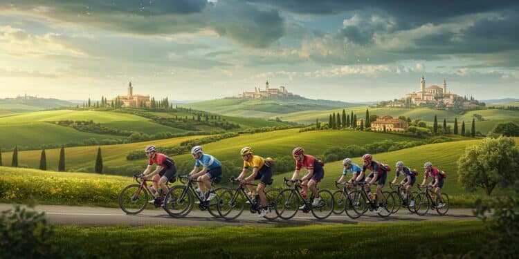 Giro 2025 : Étape 9, Gubbio-Sienne Épique - Viral Mag Suivez la 9e étape du Giro 2025 181 km de Gubbio à Sienne pleine de suspense et de rebondissements Découvrez les favoris et les enjeux Viral Mag