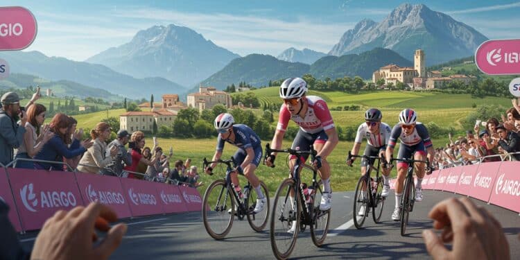Suivez lintense 15ème étape du Giro 2025 entre Fiume Veneto et Asiago  attaques sprints et stratégies dans une course palpitante de 219 km   Viral Mag