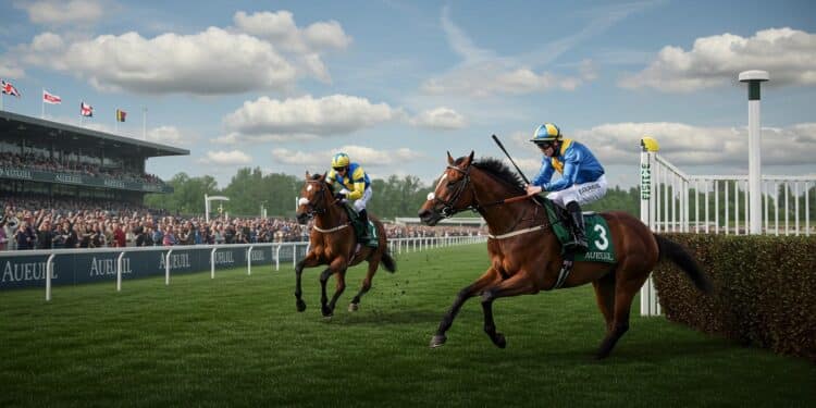 Grand Steeple 2025 : Fair-Play et Émotions - Viral Mag Le Grand Steeple Chase 2025 célèbre le triomphe de Diamond Carl et le fair play de lentourage de Gran Diose Découvrez une course riche en émotions Viral Mag