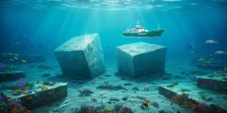 Greenpeace agit contre le chalutage de fond en lâchant des rochers dans une aire marine protégée en France Découvrez cette action audacieuse pour sauver la biodiversité marine   Viral Mag