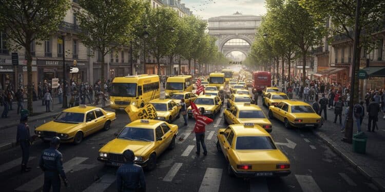 Les taxis parisiens bloquent la gare de Lyon contre une réforme du transport sanitaire Découvrez les raisons de leur colère et les enjeux économiques   Viral Mag
