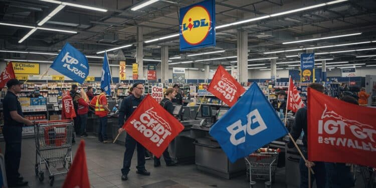 Grève Illimitée Chez Lidl : Les Raisons Du Conflit - Viral Mag Pourquoi les syndicats de Lidl appellent à une grève illimitée les week ends Découvrez les causes du malaise social et ses impacts Lisez maintenant Viral Mag