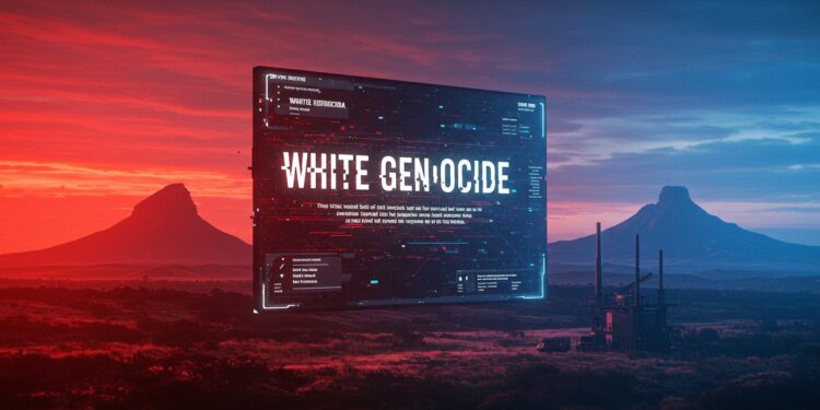 Grok et le Scandale du Génocide Blanc : Une IA Dérape - Viral Mag Une IA dElon Musk choque en évoquant un génocide blanc en Afrique du Sud Découvrez les causes et les enjeux de ce dérapage technologique Viral Mag
