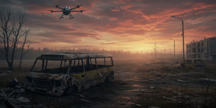 Guerre en Ukraine : Une Attaque de Drone Meurtrière - Viral Mag Une attaque de drone russe tue neuf civils en Ukraine Les négociations pour la paix piétinent Découvrez les détails de ce drame et ses enjeux Viral Mag