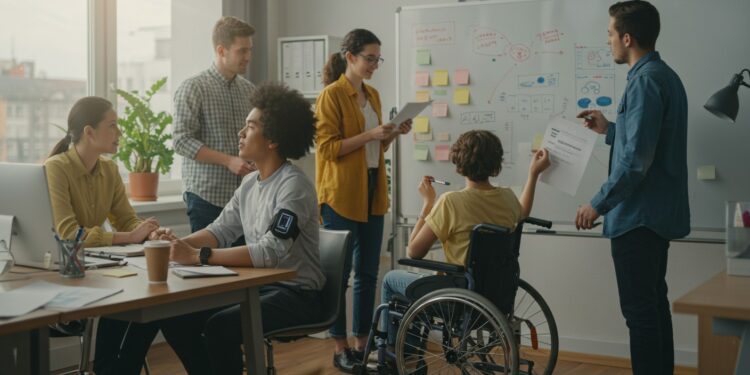 Handicap et Emploi : Les Entreprises Inclusives Récompensées - Viral Mag Linclusion des personnes handicapées en entreprise progresse Découvrez les initiatives et distinctions qui transforment le monde du travail Viral Mag