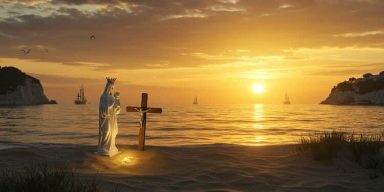 Découvrez lhistoire fascinante de Notre Dame des Marins statue miraculeuse du XVIe siècle à Arcachon vénérée par Napoléon III et les marins   Viral Mag