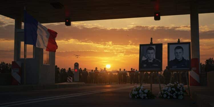 Hommage aux Héros d’Incarville : Un An Après - Viral Mag Un an après lattaque dIncarville Macron rend hommage aux agents tués et annonce des mesures contre le narcotrafic Découvrez les détails émouvants Viral Mag