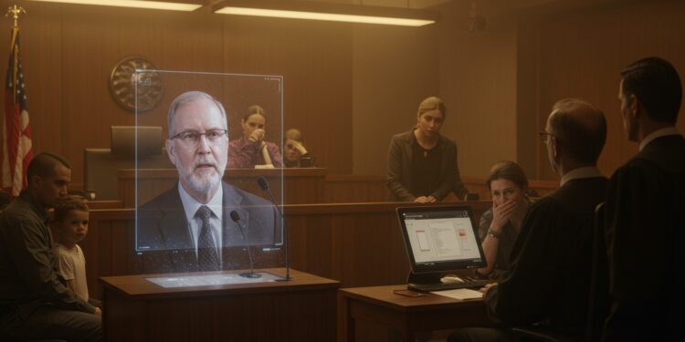 IA au Tribunal : Une Victime Parle d’Outre-Tombe - Viral Mag LIA recrée la voix dune victime pour témoigner au procès de son meurtrier Découvrez cette révolution judiciaire et ses implications éthiques Viral Mag