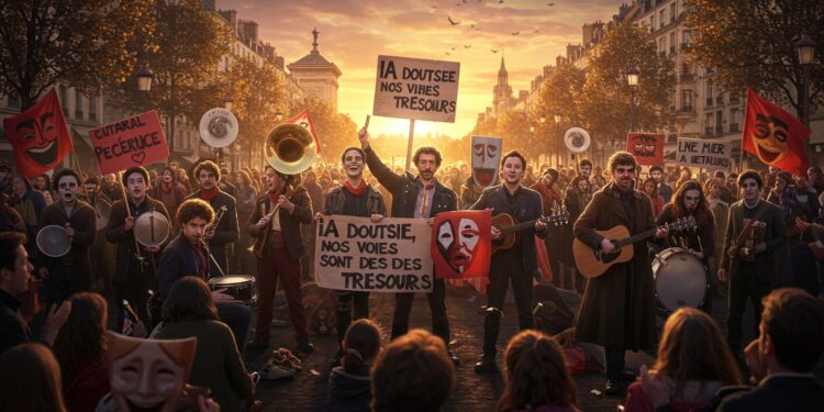 Les doubleurs et comédiens se mobilisent contre lIA qui menace leurs métiers Découvrez leur combat pour préserver la culture et leurs voix uniques   Viral Mag