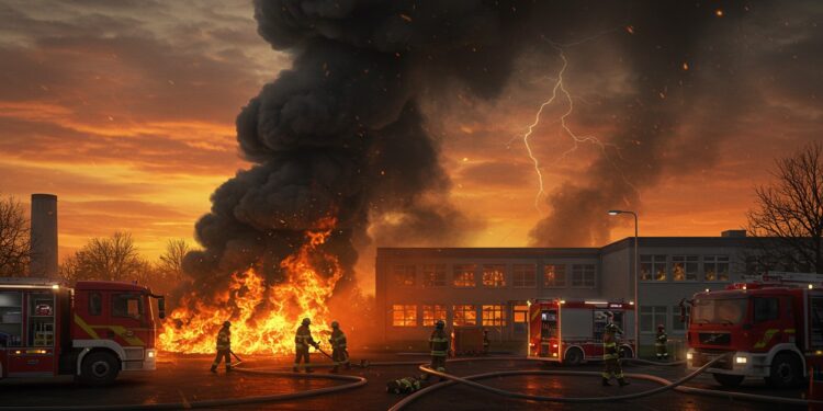 Incendie à Soisy : Écoles Confinées, Alerte Levée - Viral Mag Incendie à Soisy sous Montmorency fumée impressionnante écoles confinées Les pompiers maîtrisent le feu aucune toxicité majeure Détails ici Viral Mag