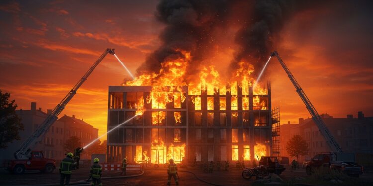 Incendie Dévastateur à Savigny-sur-Orge - Viral Mag Un incendie ravage un immeuble en construction à Savigny sur Orge à trois semaines de sa livraison Découvrez les causes et impacts de ce sinistre Viral Mag