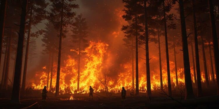 Incendie dévastateur dans lOise  10 hectares brûlés en forêt dErmenonville Origine humaine suspectée Découvrez les causes et les efforts des pompiers   Viral Mag