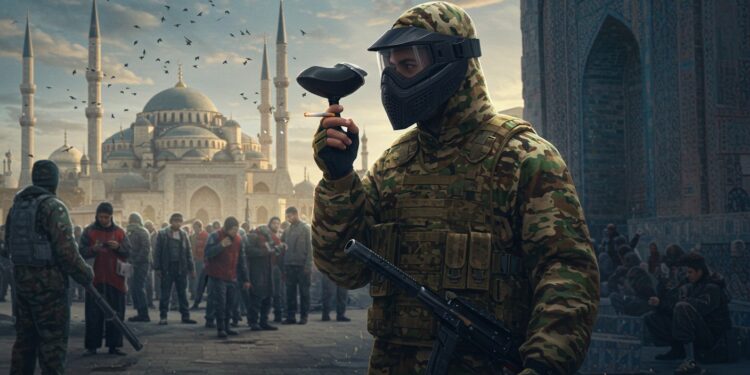 Un joueur de paintball demande un briquet devant une mosquée à Thyez déclenchant une polémique Enquête et vérité derrière cet incident médiatisé   Viral Mag