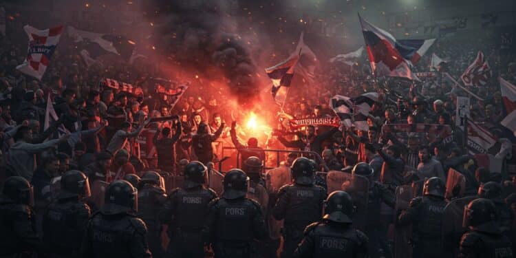 Incidents en tribunes lors du match Dunkerque Laval en Ligue 2  supporters blessés interventions musclées Que sest il passé    Viral Mag