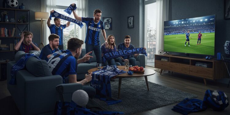 Revivez le match Inter Milan Barcelone 4 3 à travers une vidéo virale capturant les émotions dun fan milanais et ses amis catalans   Viral Mag