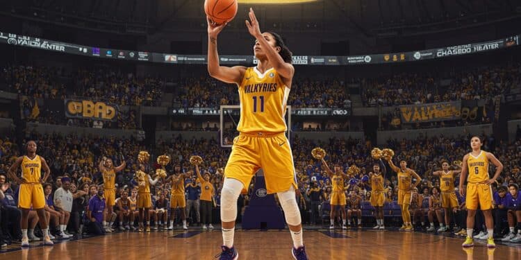 Janelle Salaün impressionne avec 10 points pour ses débuts en WNBA avec les Golden State Valkyries menant à une victoire historique contre les Mystics   Viral Mag