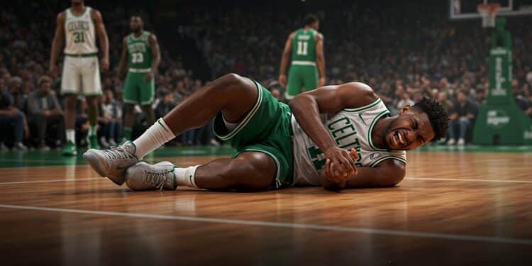 Jayson Tatum : Blessure Choc en NBA - Viral Mag La star des Celtics Jayson Tatum subit une rupture du tendon dAchille Quel avenir pour lui et son équipe en playoffs Découvrez lanalyse Viral Mag