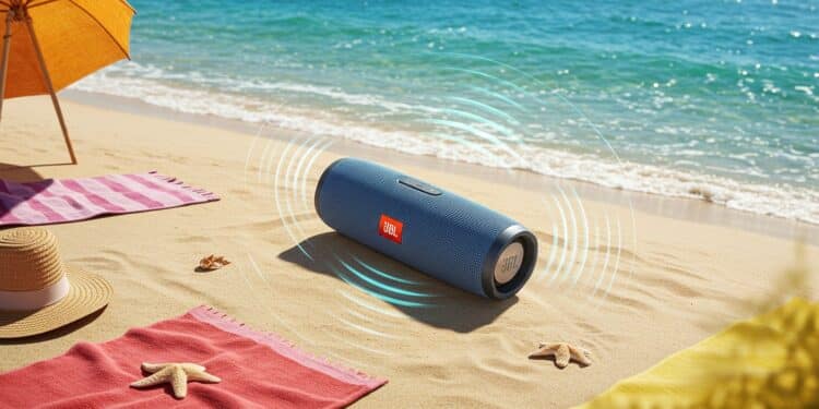 La JBL Charge 5 puissante et étanche est en promo à 129€ Découvrez ses atouts pour lété 2025  son robuste autonomie 20h basses profondes   Viral Mag