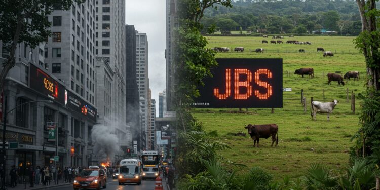 JBS Se Lance à Wall Street : Une Cotation Historique - Viral Mag JBS géant brésilien de la viande annonce une double cotation à Wall Street et São Paulo Découvrez les enjeux économiques et environnementaux de cette décision Viral Mag