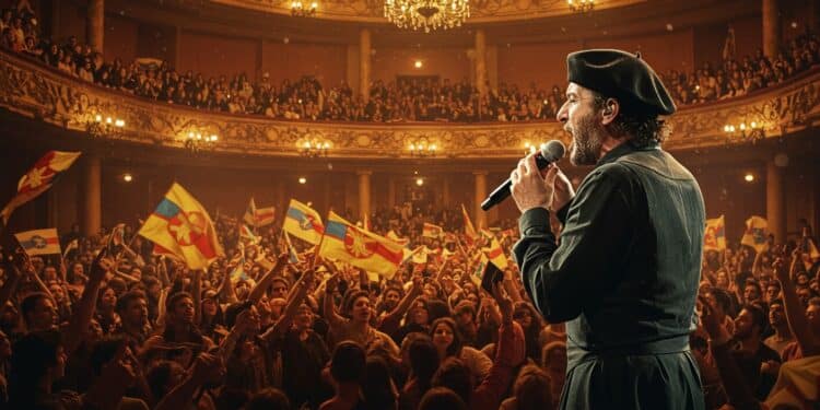 Joan De Nadau : Le Béarn S’invite À Paris - Viral Mag Joan de Nadau enflamme le Grand Rex avec son béarnais vibrant Découvrez comment il ravive la langue occitane et conquiert Paris Viral Mag