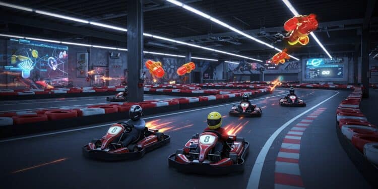Karting Augmenté : Vivez Mario Kart en Vrai ! - Viral Mag Découvrez le karting augmenté à Pontault Combault une expérience immersive inspirée de Mario Kart Fun sécurité et sensations garanties Viral Mag