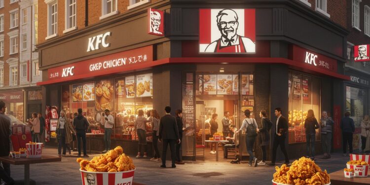 KFC Déploie 1,5 Milliard pour Conquérir le Royaume-Uni - Viral Mag KFC investit 15 milliard pour ouvrir 500 restaurants au Royaume Uni et en Irlande face à une demande record de poulet frit Découvrez les détails Viral Mag