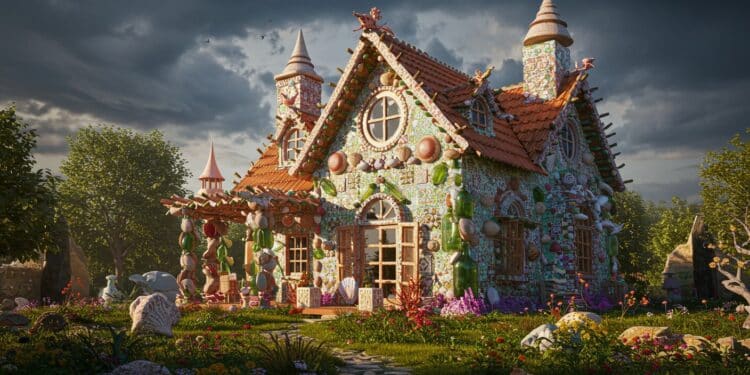 La maison aux coquillages œuvre dart brut unique risque de disparaître Découvrez son histoire et les enjeux de sa sauvegarde dans lAisne   Viral Mag