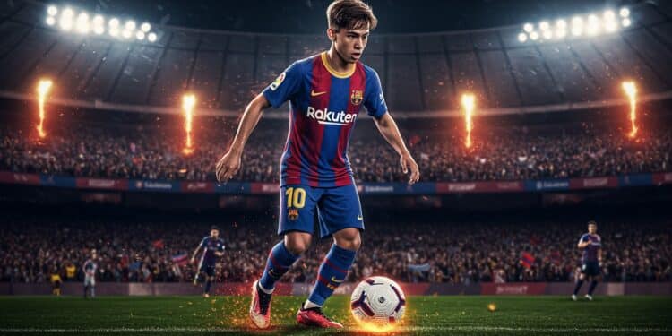 Lamine Yamal : La Nouvelle Étoile Du Football Européen - Viral Mag Lamine Yamal 17 ans éblouit avec un but somptueux en Liga Découvrez son ascension fulgurante et son impact au Barça Un futur Ballon dOr    Viral Mag