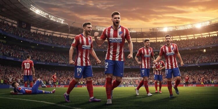 LAtlético de Madrid termine sa saison en beauté avec une victoire écrasante 4 0 contre Gérone en Liga Découvrez les moments forts et les enjeux de ce match   Viral Mag