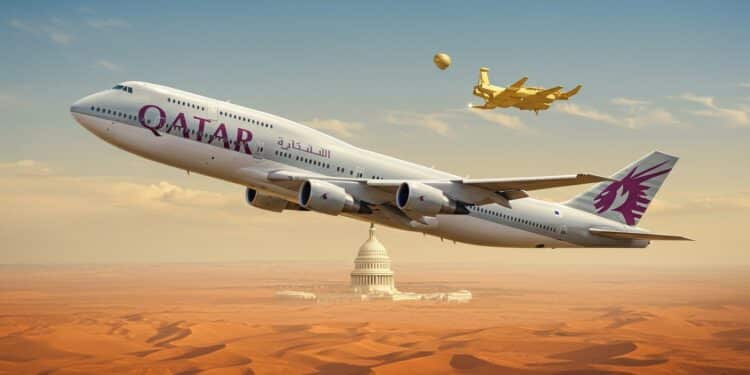 Un Boeing 747 offert par le Qatar devient Air Force One Geste généreux ou conflit dintérêts  Découvrez les enjeux politiques et sécuritaires   Viral Mag