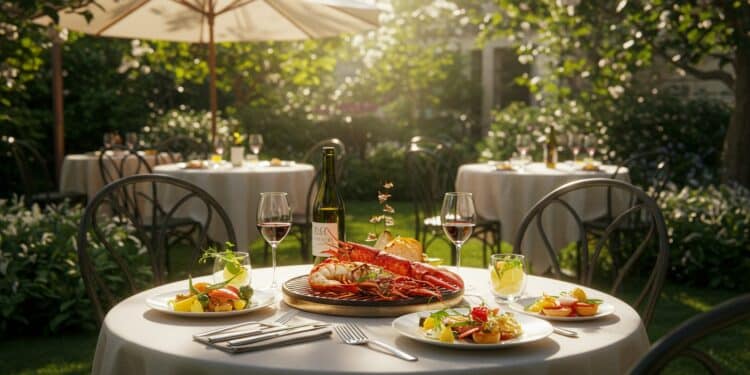 Le Jardin : Un Oasis Culinaire Signé Alain Ducasse - Viral Mag Découvrez Le Jardin nouvelle pépite dAlain Ducasse  un restaurant estival où barbecue dexception et cadre verdoyant se rencontrent à Paris   Viral Mag