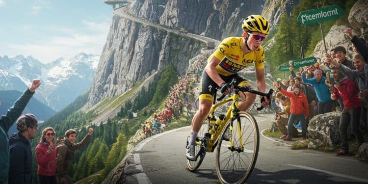 Lenny Martinez simpose dans létape reine du Tour de Romandie 2025 et prend le maillot jaune Découvrez son exploit et les enjeux du classement général   Viral Mag